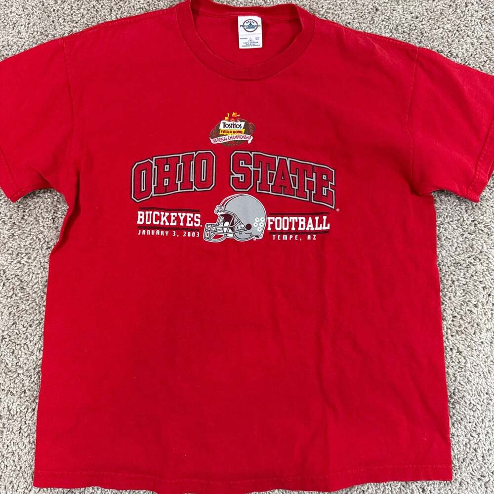 Ohio State 2003 Fiesta Bowl National Championship‎ Shirt Youth XL Vintage EUC